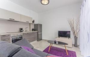 Kuchyň nebo kuchyňský kout v ubytování Apartments Katja