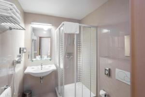 Kúpeľňa v ubytovaní Hotel Páv
