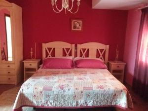 Postel nebo postele na pokoji v ubytování Posada La Reja