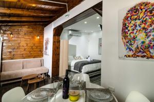 Posezení v ubytování Kinneret Lodging