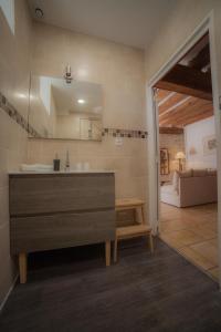 Kylpyhuone majoituspaikassa Le Petit Nançay