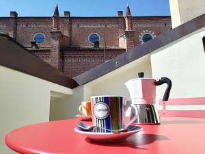 Príslušenstvo na prípravu kávy alebo čaju v ubytovaní Re Lear Apartments - Sottoriva dream