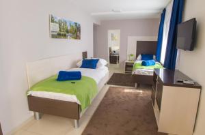 Postel nebo postele na pokoji v ubytování Five Rivers Rooms