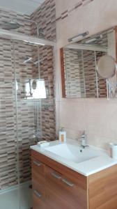 Phòng tắm tại Apartamento Hipódromo