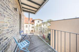 Balkón nebo terasa v ubytování Design Apartments - "Am Schloss"