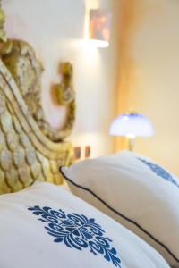 Кровать или кровати в номере Hotel Poseidonia
