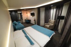 Hotel Bavka房間的床