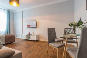 Część wypoczynkowa w obiekcie Dworzec Centralny P&O Serviced Apartments