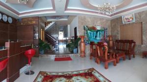 Posezení v ubytování Ngọc Nam Hotel