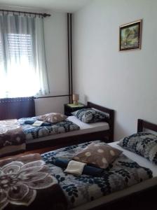 Postel nebo postele na pokoji v ubytování Apartman Luka