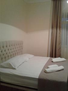 Postel nebo postele na pokoji v ubytování Gonio Apsaros House