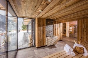 Koupelna v ubytování Hotel Bergkristall