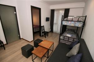 Postel nebo postele na pokoji v ubytování Apartment N322 Gudauri Loft