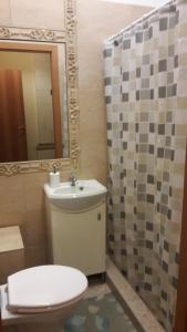Koupelna v ubytování Taurus Apartments Vilnius
