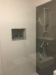 Koupelna v ubytování LUXURY APARTMENT KALA 2