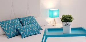 Ein Sitzbereich in der Unterkunft Benal-beach Marina Deluxe