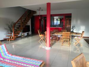 Posezení v ubytování Villa Grand Case