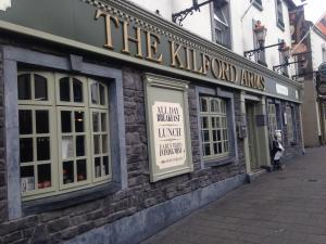 Certifikát, hodnocení, plakát nebo jiný dokument vystavený v ubytování Kilford Arms