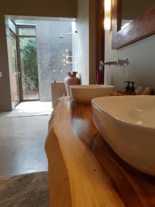 
A bathroom at Tamodi Lodge
