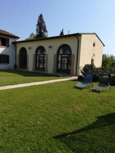 Zahrada ubytování B&B Corte Preare