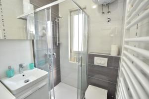 Koupelna v ubytování Apartment Bezic