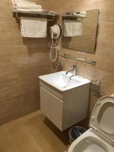 Koupelna v ubytování Sun Moon Lake Tan Hsiang Yu B&B + 37 fotografií