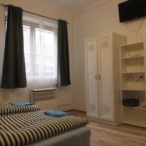 Posteľ alebo postele v izbe v ubytovaní Lizy apartman