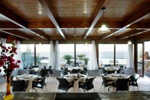 Restaurace v ubytování Dammusi Sotto le Stelle