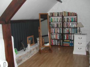 Knihovna v bed and breakfast