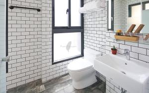 Ein Badezimmer in der Unterkunft Less is more