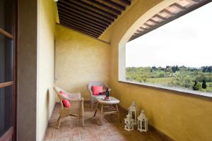 A balcony or terrace at Agriturismo L'Antica Fornace