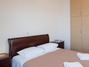 Posteľ alebo postele v izbe v ubytovaní Beachfront Apartment!