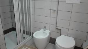 Koupelna v ubytování B&B Campu Moru