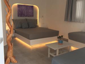 A seating area at Mina Studios