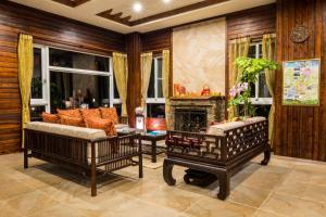 Ruang duduk di I-think Resort