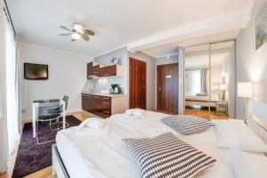 Posteľ alebo postele v izbe v ubytovaní Villa Klif, Sun & Snow
