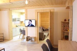 Kuchnia lub aneks kuchenny w obiekcie Apartamenty Pod Niedźwiedziem I