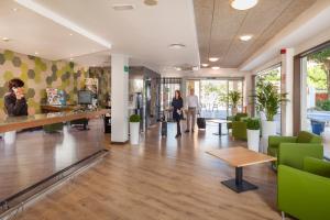 Vstupní hala nebo recepce v ubytování Hotel Gala Placidia 3'''sup