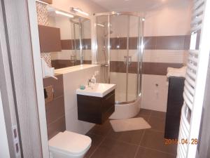 Kúpeľňa v ubytovaní Apartament w Gdańsku blisko morza