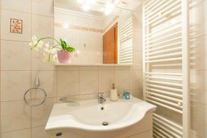 Koupelna v ubytování Apartments Mondo