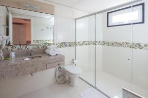 Koupelna v ubytování Hotel Torre Sol