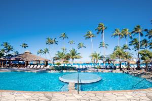 Peldbaseins naktsmītnē All Inclusive Holiday Inn Resort Aruba - Beach Resort & Casino, an IHG Hotel vai tās tuvumā