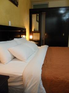 Krevet ili kreveti u jedinici u okviru objekta Hotel Suite Azomali