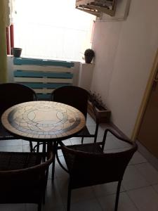 Ruang duduk di Hostal Margarita