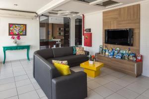 TV a/nebo společenská místnost v ubytování Hotel Torre Sol