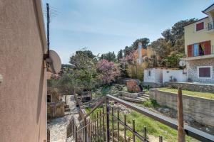 a view from the balcony of a house at Apartment Danilo in Mali Lošinj