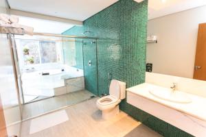 Ванная комната в Hotel Pousada do Bosque