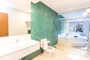 Kylpyhuone majoituspaikassa Hotel Pousada do Bosque