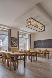 Restaurace v ubytování Auberge La Douce Montagne