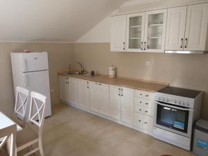 Virtuvė arba virtuvėlė apgyvendinimo įstaigoje Apartment Misulino